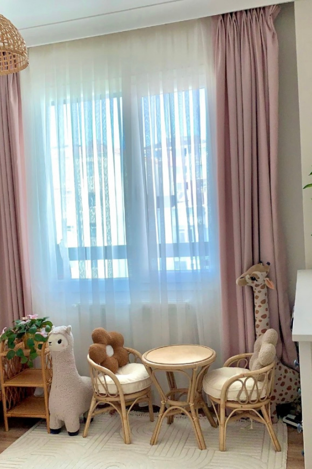 Bambu Çocuk Çalışma Masası Takımı