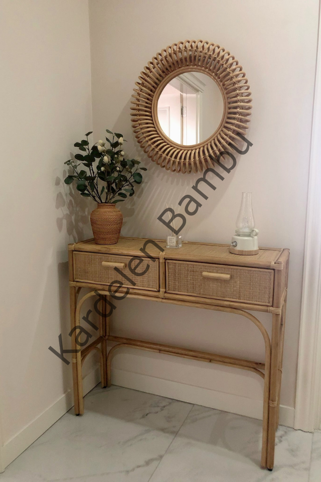 Bambu Dresuar / Konsol / Makyaj Masası