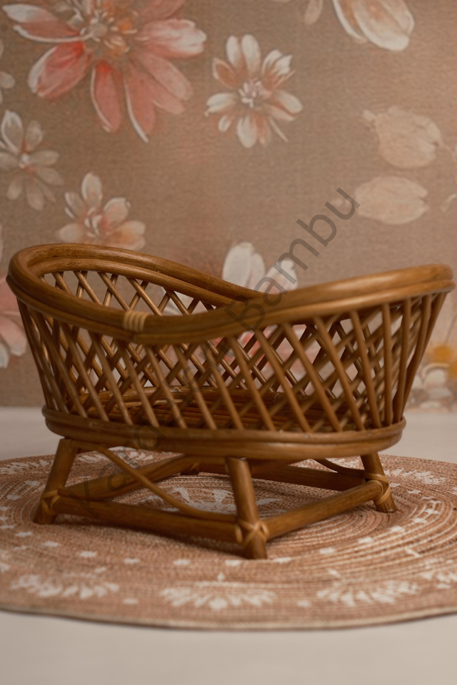 Baklava Model Yüksek Bambu Çekim Yatağı /  Bambu Props
