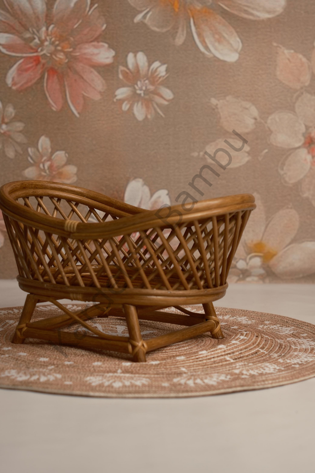 Baklava Model Yüksek Bambu Çekim Yatağı /  Bambu Props