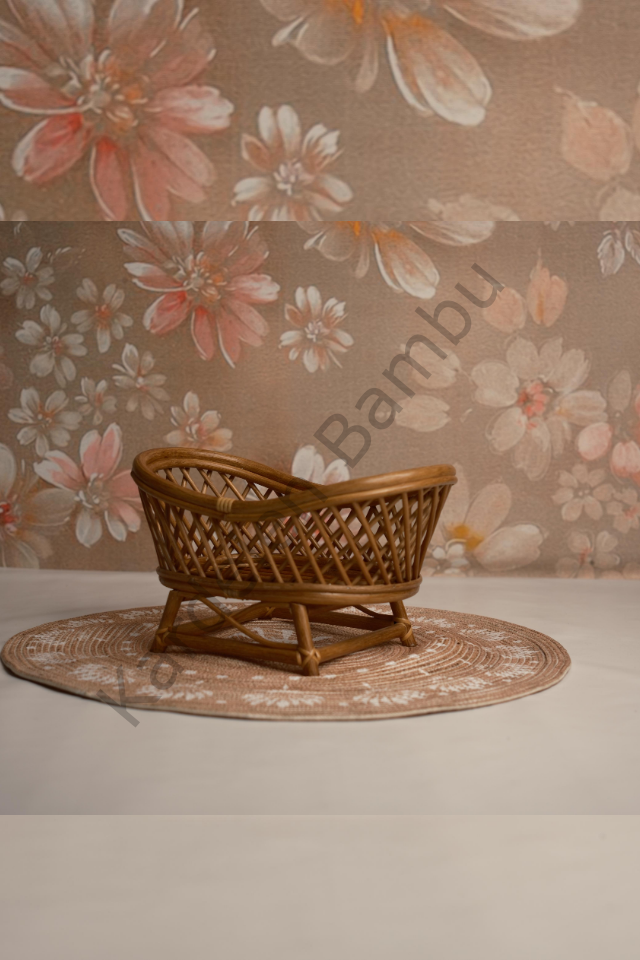 Baklava Model Yüksek Bambu Çekim Yatağı /  Bambu Props