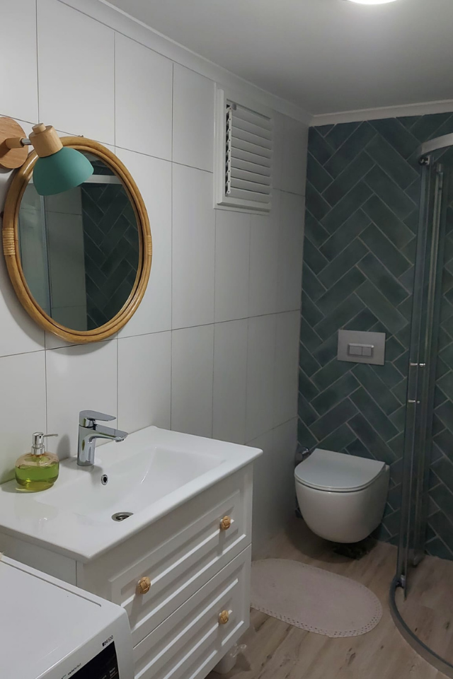 Yuvarlak Bambu (Rattan) Ayna Çerçevesi (60cm)