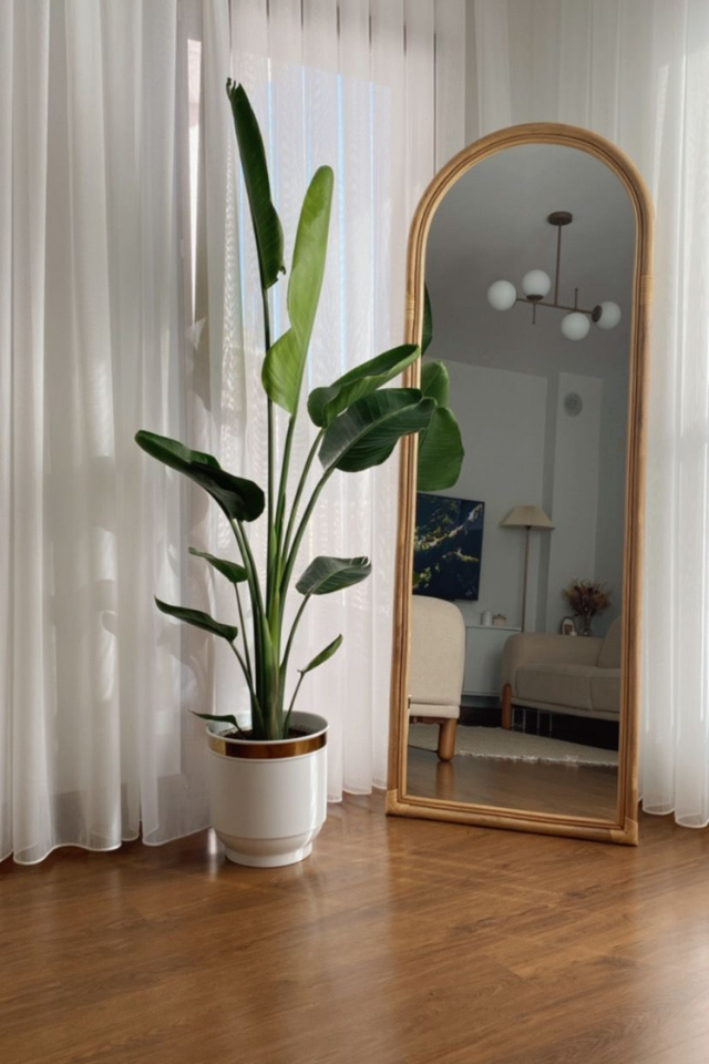 Bambu Ayaklı Boy Ayna Çerçevesi  (60*170)