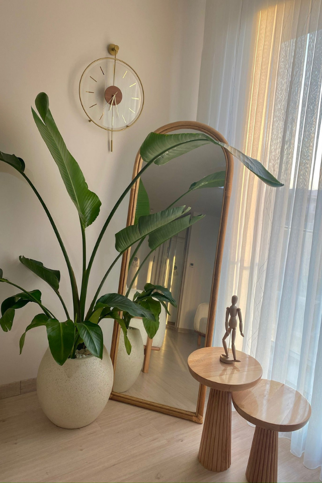 Bambu Ayaklı Boy Ayna Çerçevesi  (60*170)