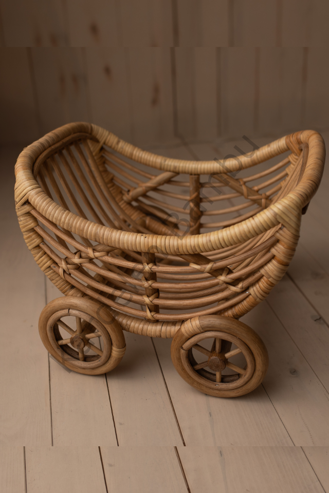 Bambu Tekerli Sargılı Bebek Arabası / Bambu Props