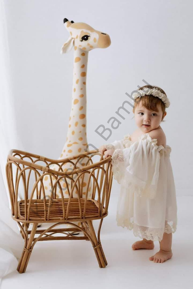 Bambu (Rattan) Çekim Sepeti (Yüksek Yatak) / Bambu Props