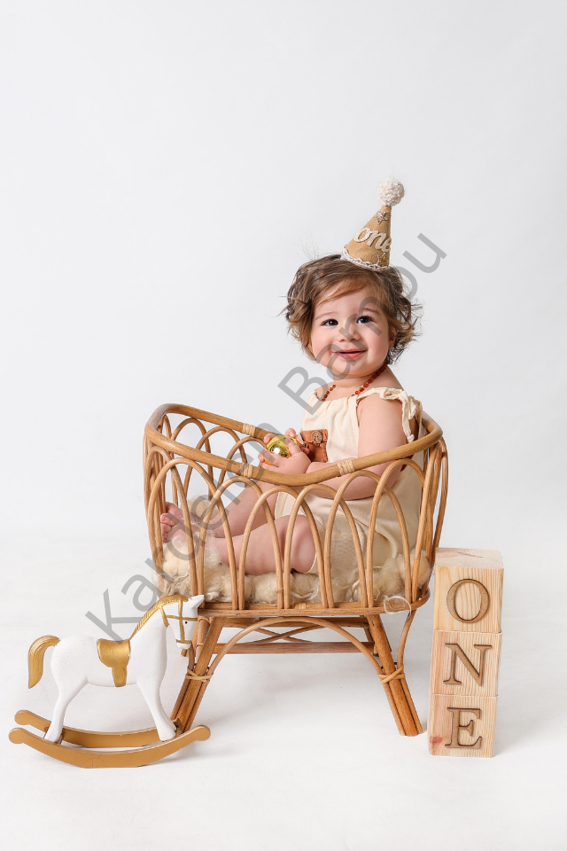 Bambu (Rattan) Çekim Sepeti (Yüksek Yatak) / Bambu Props